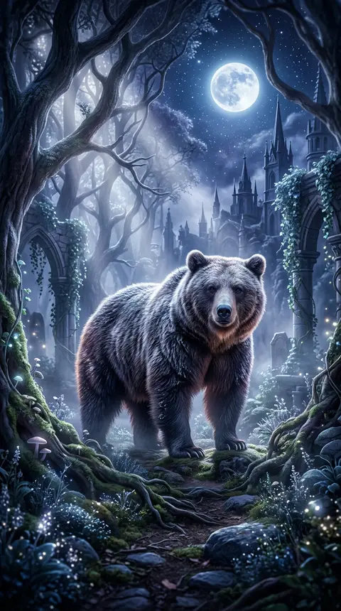 Dream art of bear