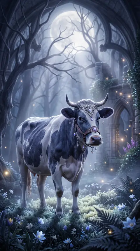 Dream art of a cow