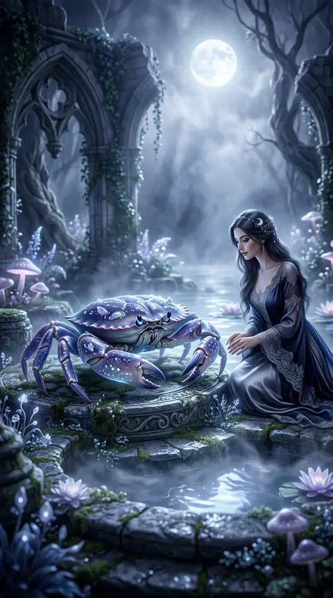 Dream art of a crab