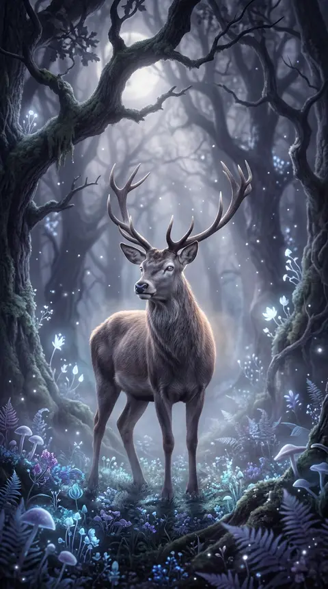 Dream art of a deer