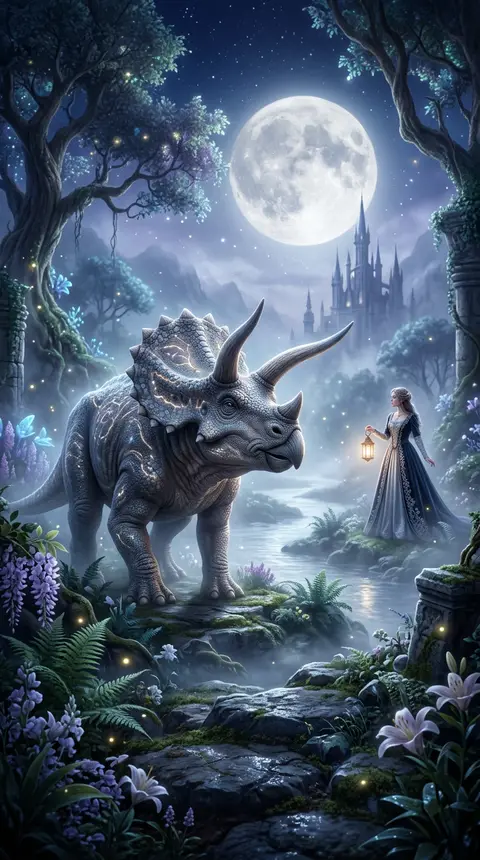 Dream art of a dinosaur