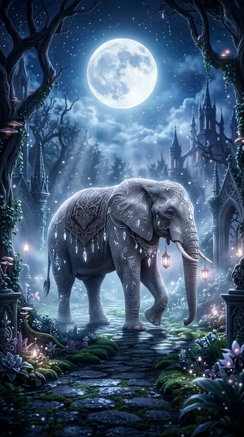 Dream art of elephant