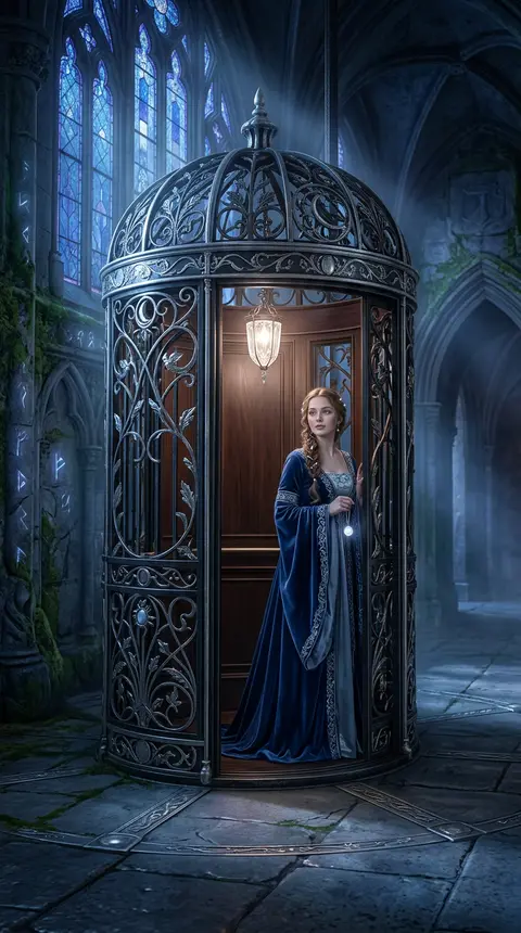 Dream art of an elevator