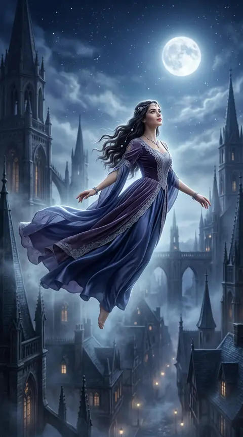 Dream art of flying without wings
