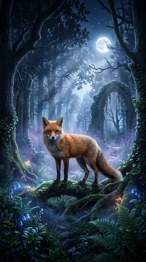 Dream art of a fox