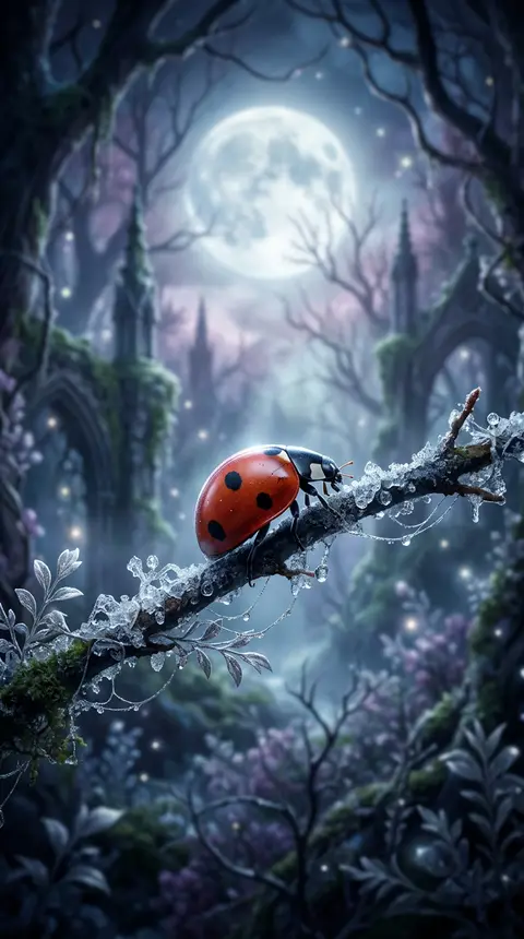 Dream art of a ladybug