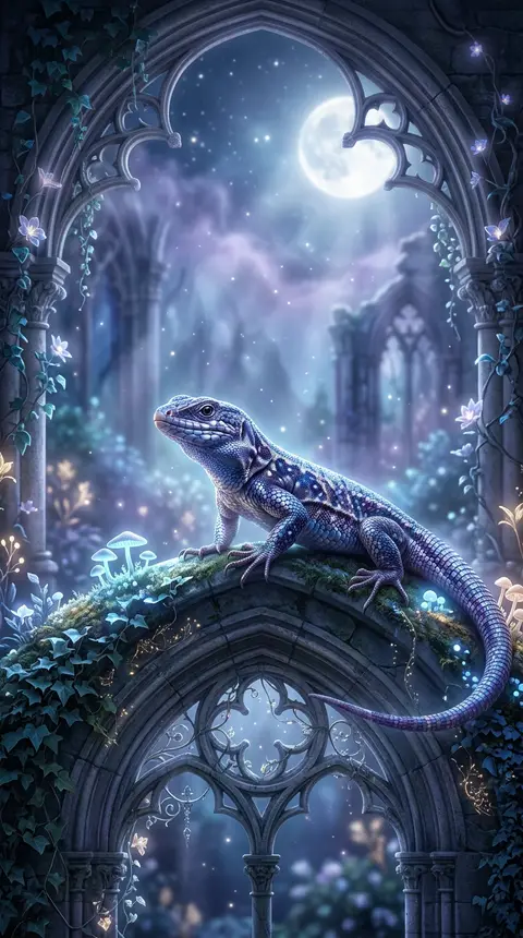Dream art of a lizard