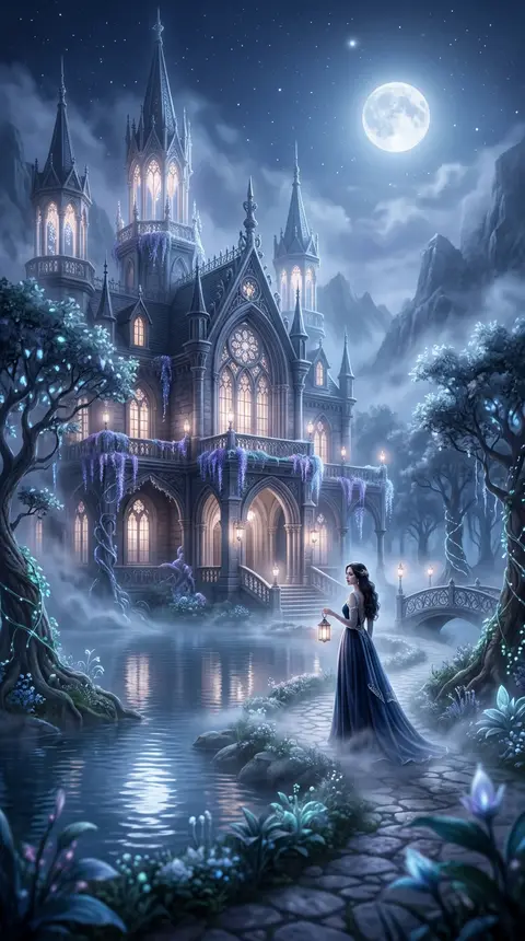 Dream art of a luxury hotel