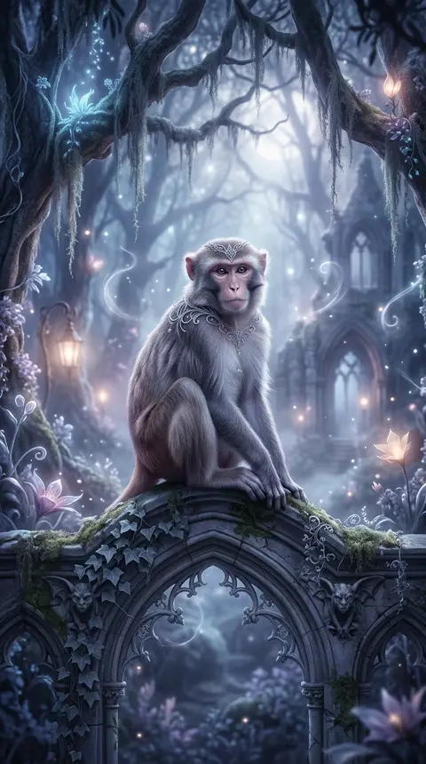 Dream art of a monkey
