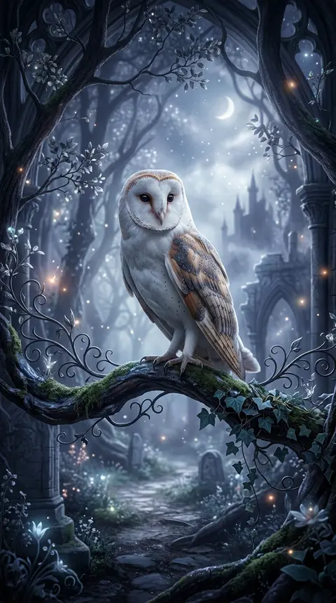 Dream art of owl