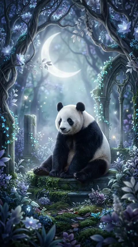 Dream art of a panda