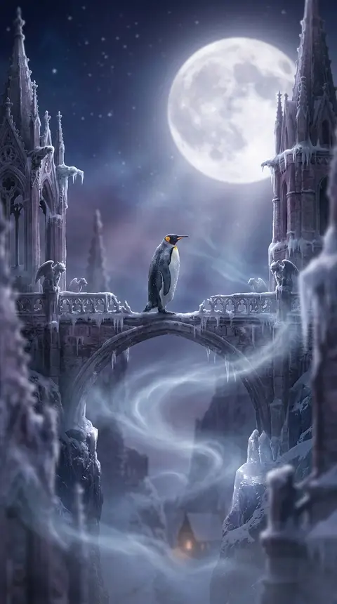Dream art of a penguin