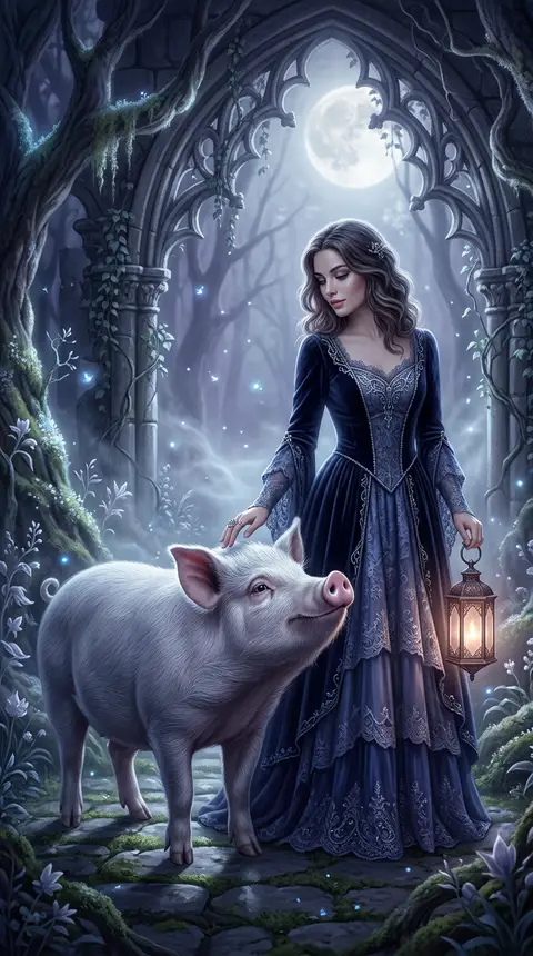 Dream art of a pig
