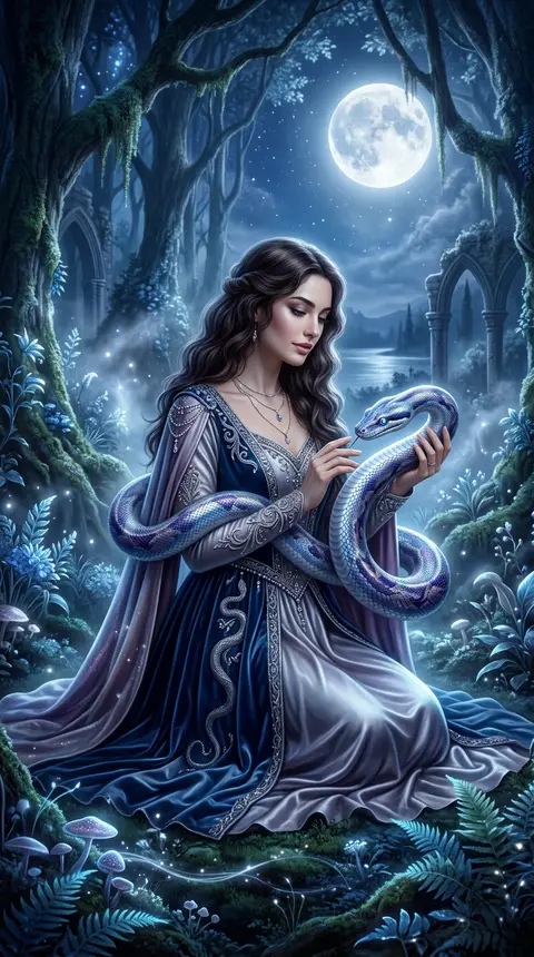 Dream art of snake